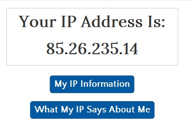 Узнаем свой IP на whatismyip