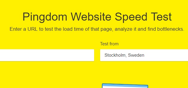 Сервис по проверке скорости сайта - Pingdom
